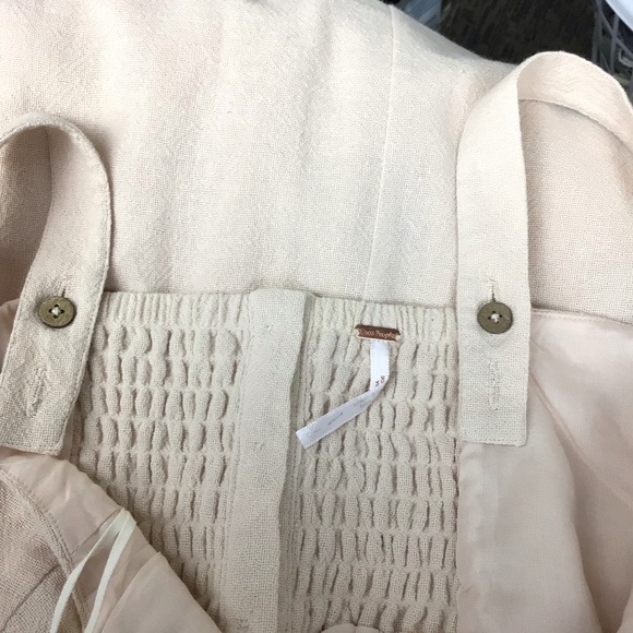 Free People Sleeveless Summer Minidress Size Large - Picture 7 of 7